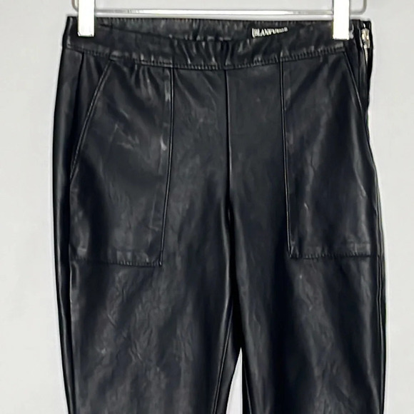 Blank NYC The Bond Vegan Leather Side Zip Leggings with Ankle Zips - NEW - Sz 25 - Picture 3 of 8